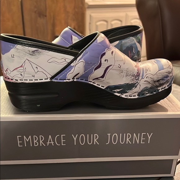 Dansko Professional Twin Pro Paint by Number Artistic Clogs - Multicolor - Picture 8 of 9